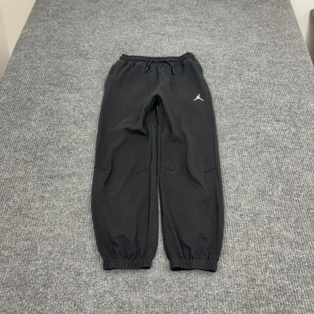Jordan Sweatpants Boys M Black‎ Cotton Polyester Jumpman Logo Joggers Sport